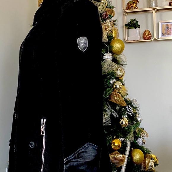 Rudsak Wool & Leather Coat - Picture 3 of 11